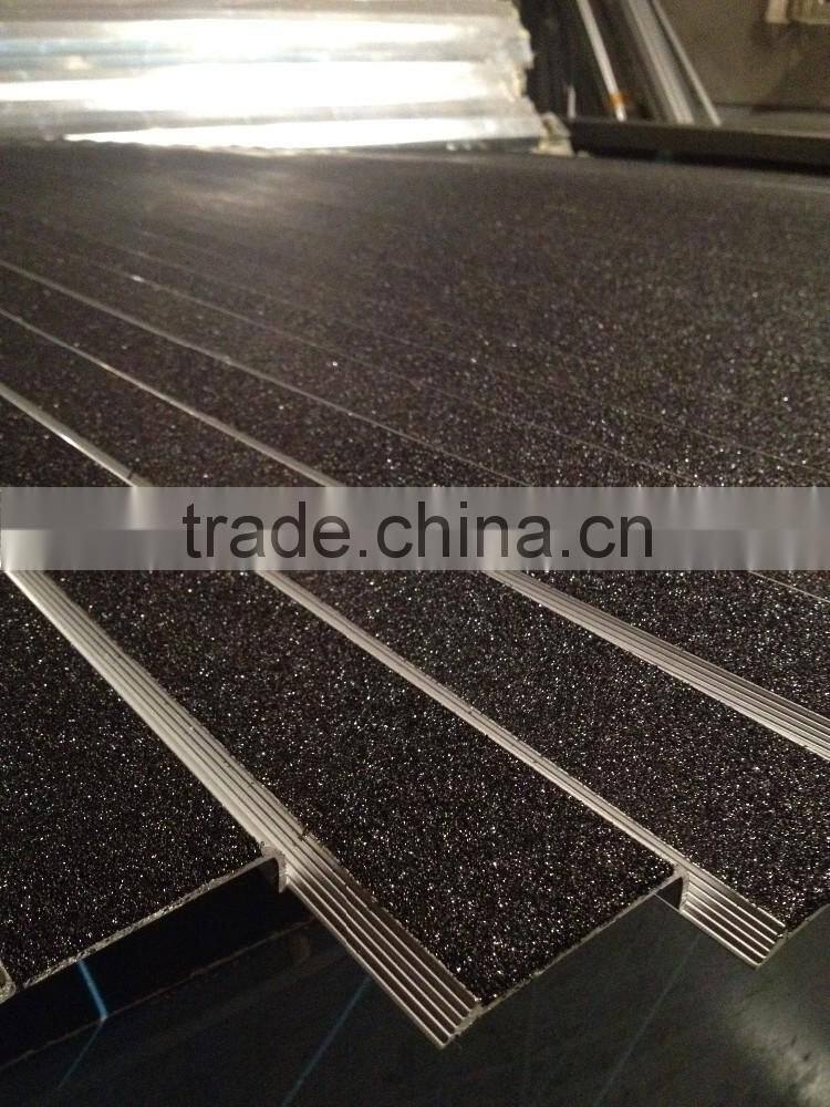 durable aluminum nosing type outside stair treads