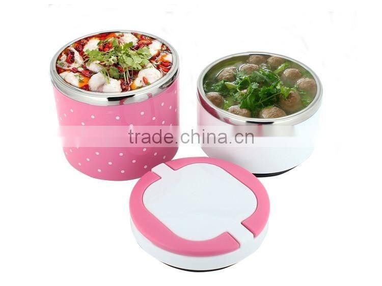Unique design 1/2/3/4 tiers stainless steel food box/food box container