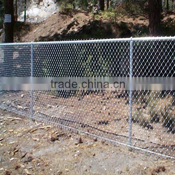 Used pvc coated chain link fence for sale