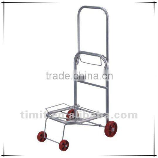 Simple Design Practical Aluminum4 Wheels Foldable Shopping Trolley Cart