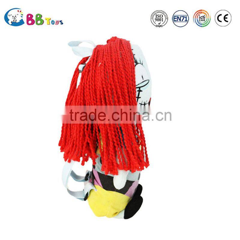 ICS Certified factory China Wholesale stuffed toy funny face doll for baby