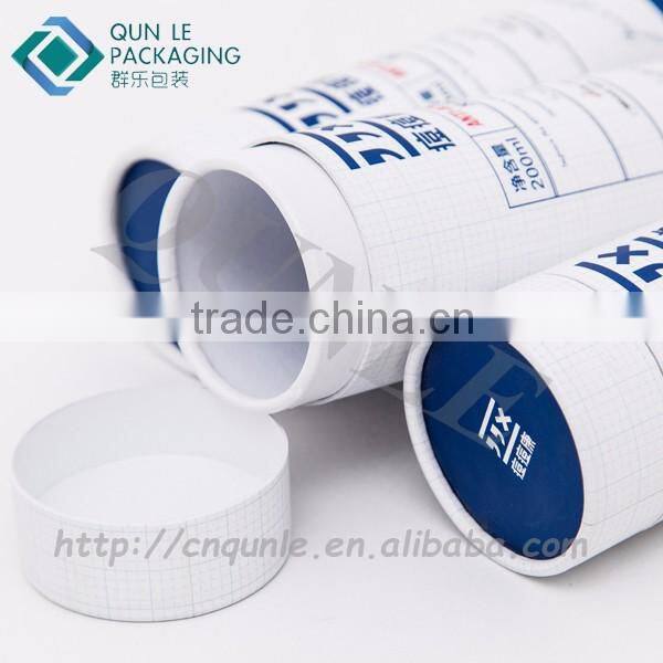 Custom Bathing Product Round Cardboard Tube Box