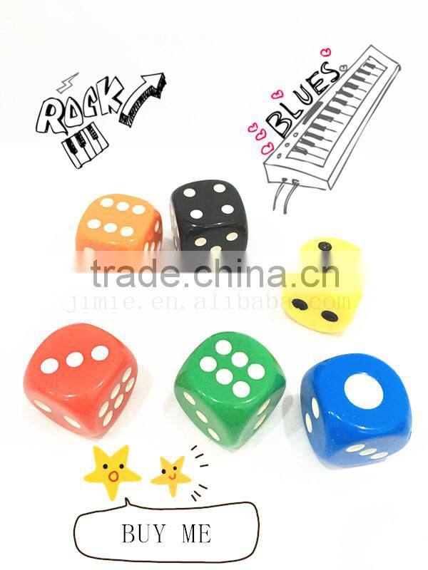 15mm round corner colored dice
