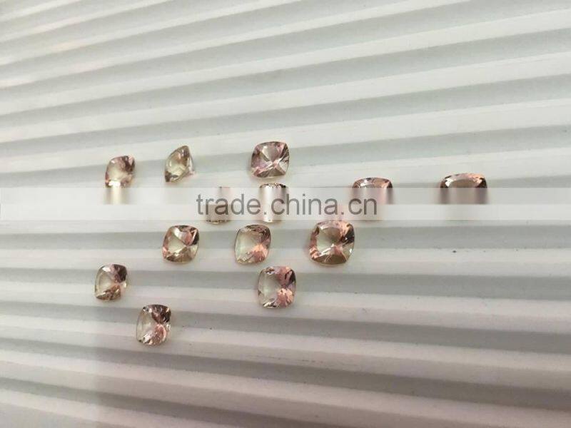 Cushion Shape Morganite Gemstones