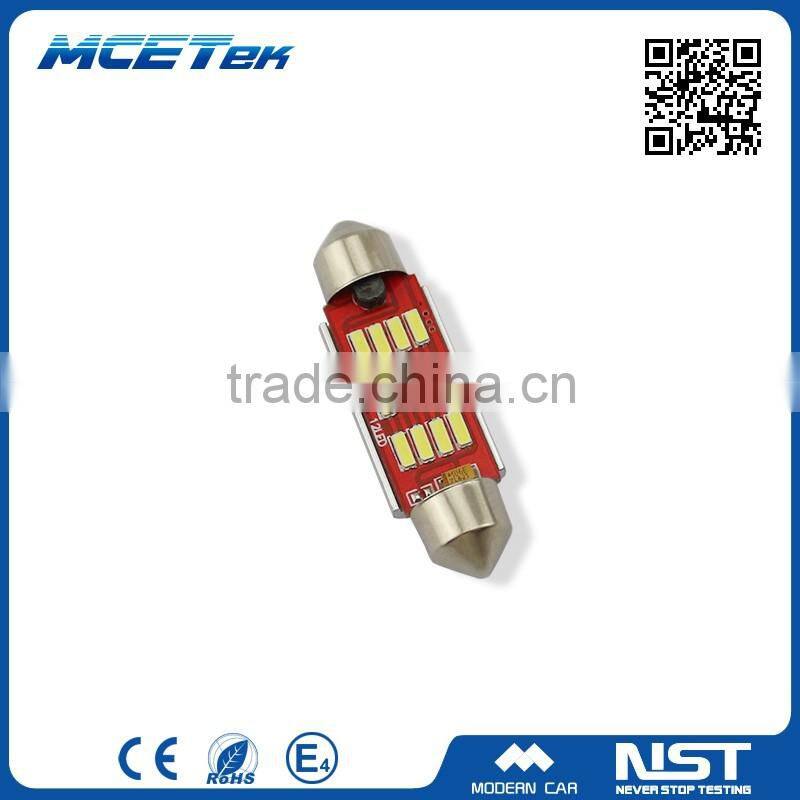 Fast production auto lighting manufacture 4014 chip 12SMD festoon lighting