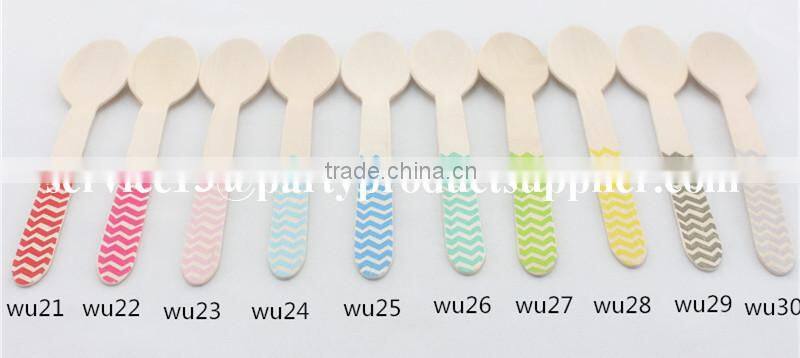 Party Supplies Wooden Fork and Spoon