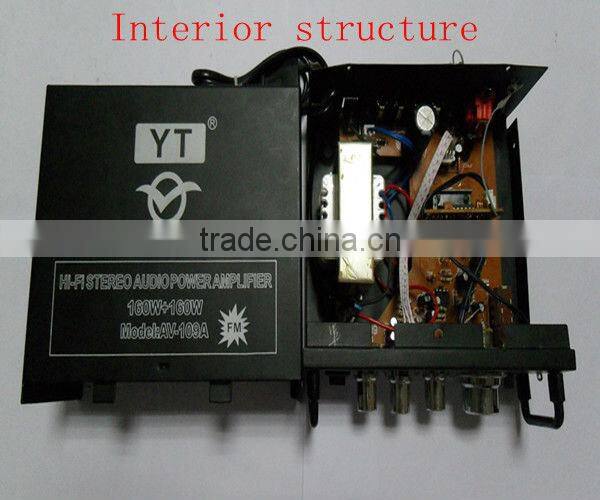 Audio active subwoofer amplifier YT-109A with Soft antenna