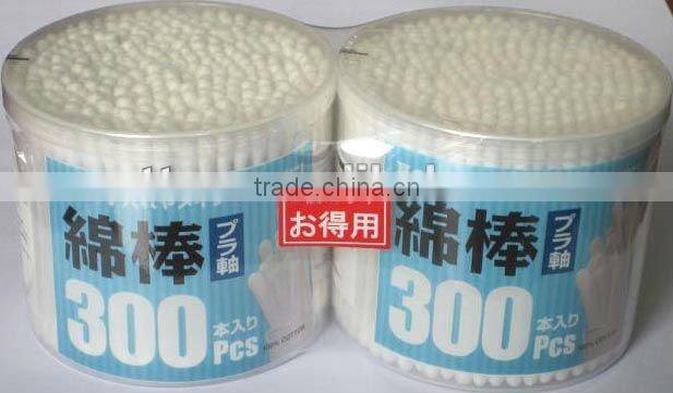 cotton bud in plastic jar new design2014