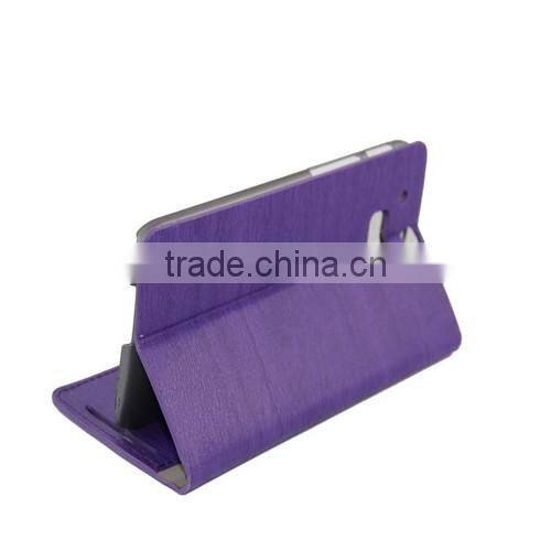 Book-Style Wallet leather case for htc one m8 stand flip case