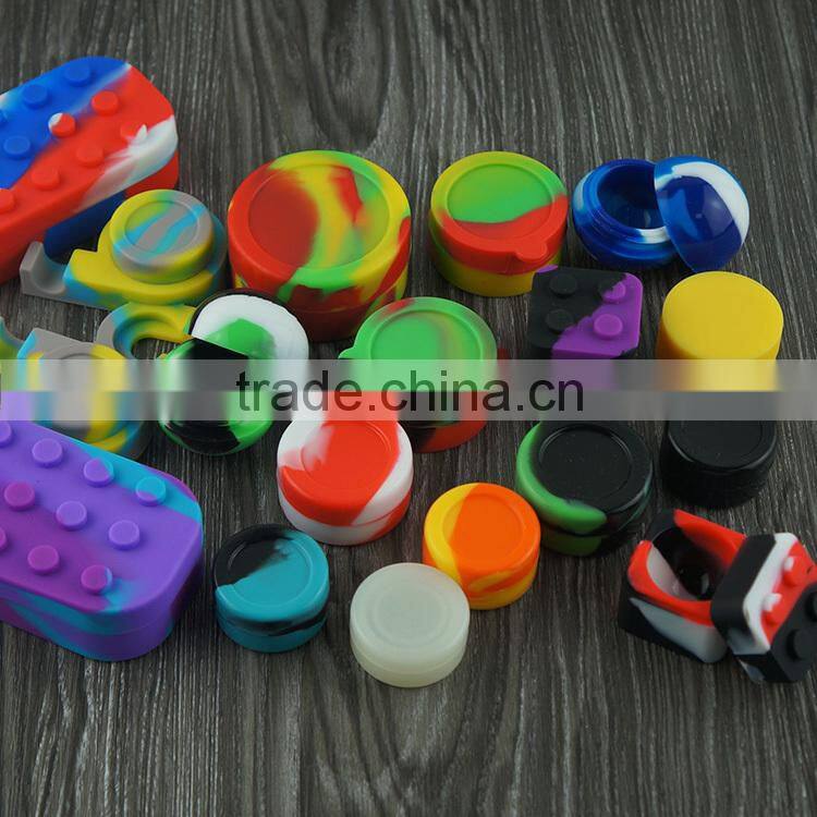 2015 best quality silicone weed jar wax/oil containers fashion wax jar from RHS