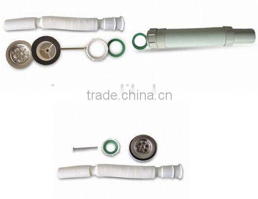 Flexible Pipes with PVC Material, Available in White Color