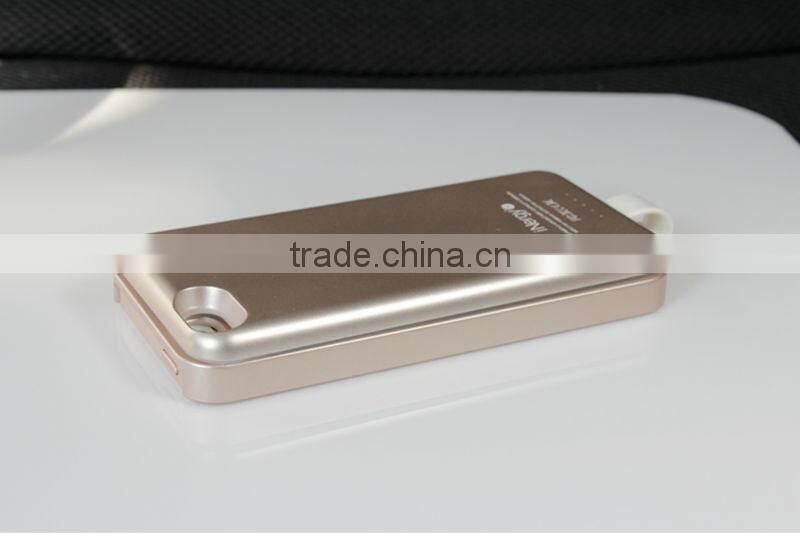 magnetic adsorption combined mobile power bank for iPhone5 5S 5C 2800mah power bank oem