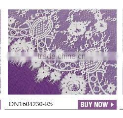 Low Price 100% Nylon Cotton Swiss Voile Lace with high quality