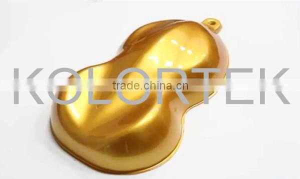 Gold luster pearl pigments, gold pearls