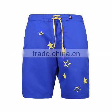 China clothing factory supply blue boardshorts