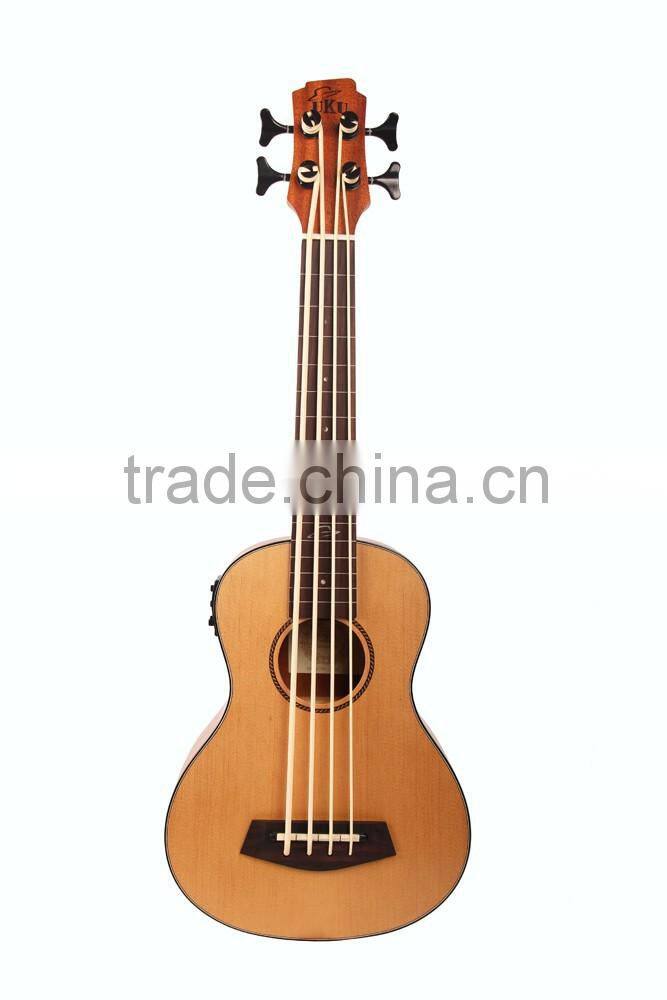 online shopping cheap electric fretless bass ukulele guitar China supplier