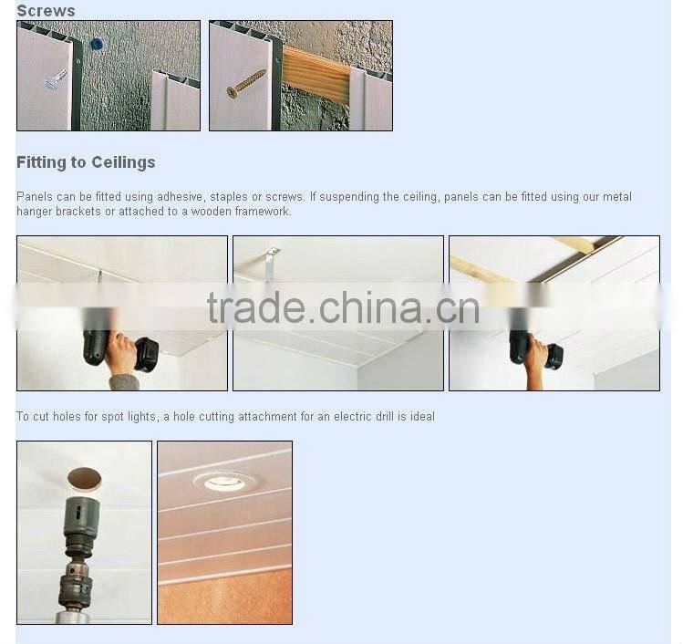 best-seller pvc panel ceiling 25cm width for office bedroom