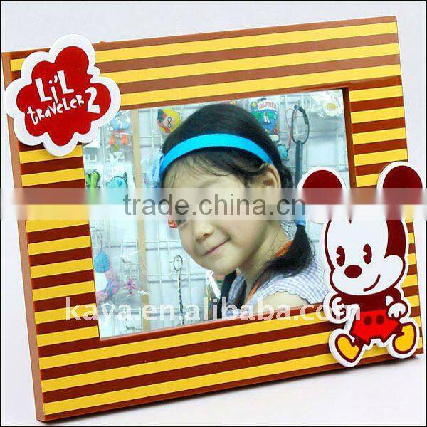 2016 soft pvc 3d animal photo frame