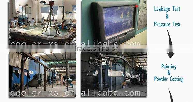 bar and plate aluminum air cooler for piston compressor