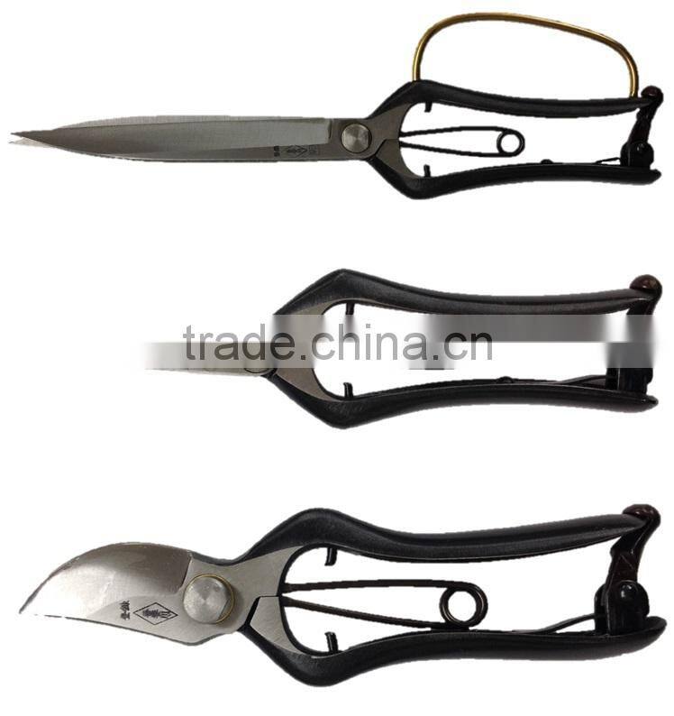 Various types of sharp garden pruner , left-handed also available