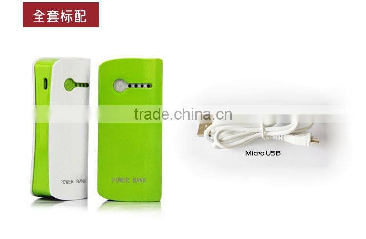 / W718 xiaomanyao power bank li-ion 5200MAH flashlights external battery chargerportable power bank