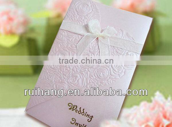fashion wood wedding invitation card--WW003