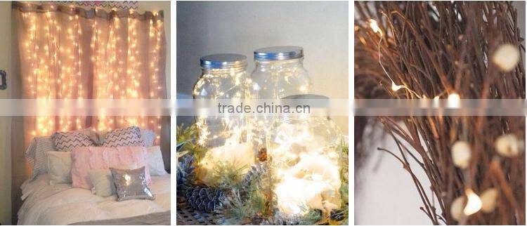 Merry christmas micro led mini copper wire led holiday twinkle string lights