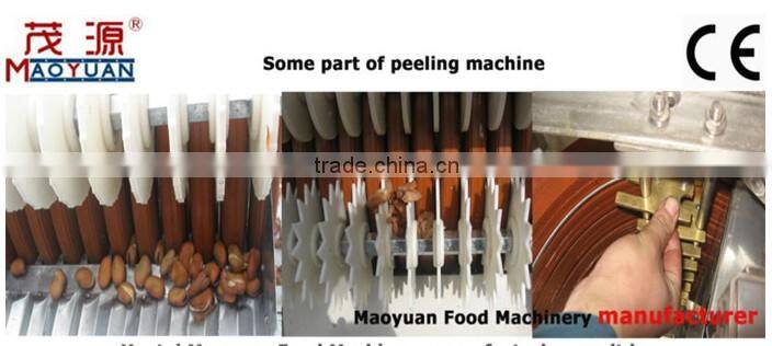 high peeling rate stainless steel peanut wet peeling machine/peanut red skin peeler