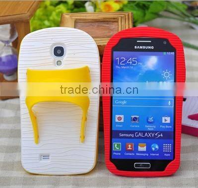 2013 Newest Slipper Style Silicone Lighter Funny Mobile Phone Cases for SUMSUNG S4/9500 "11"