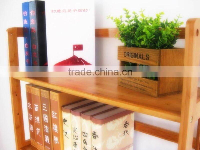 2015 New Design bamboo bookshelf