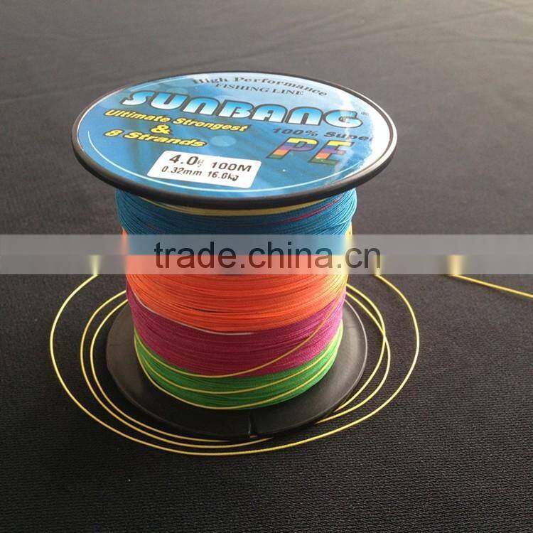 Big Discount! Braided Fishing Line Fishing Tackle Multicolour Fishing Coils Dongyang China