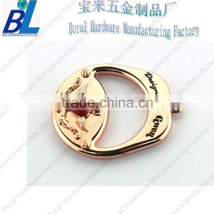 Beautiful enamel metal zipper pendant for handbags