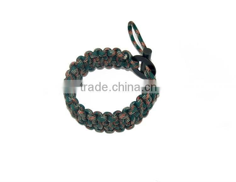 Survival Paracord Bracelet Flint Ferrocerium Rod
