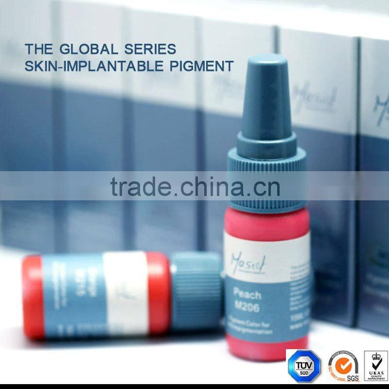 Various Colors glitter tattoo ink permanent makeup pigment for eyebrow