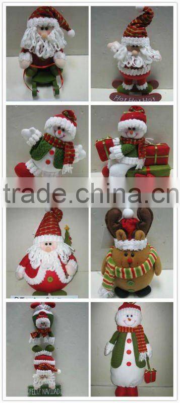 Different Promotional Christmas decoration for 2014, 6"santa hanger,Over 10,000 items