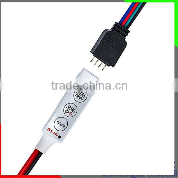 4 pin White 10mm Width led strip connector for 5050 RGB flexible strip