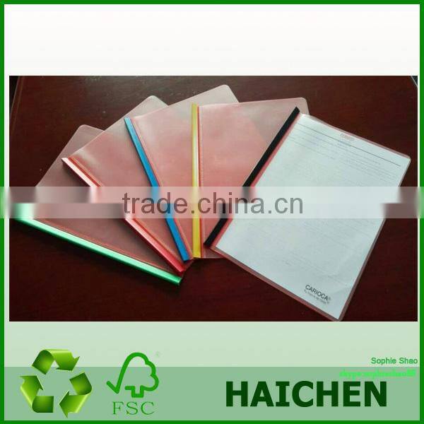 Lower price A4 PP L shape clear file folders