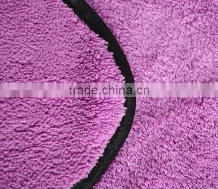 China supply custom 16x24inch 380 gsm plush ultra thick microfiber cloth for car