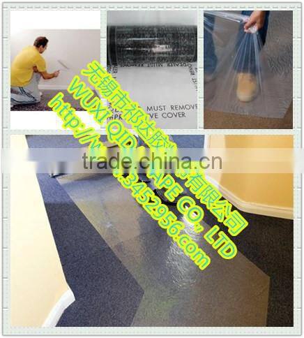 clear pe film carpet film