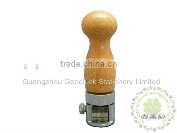 Wooden handle digits seal digits stainless machine