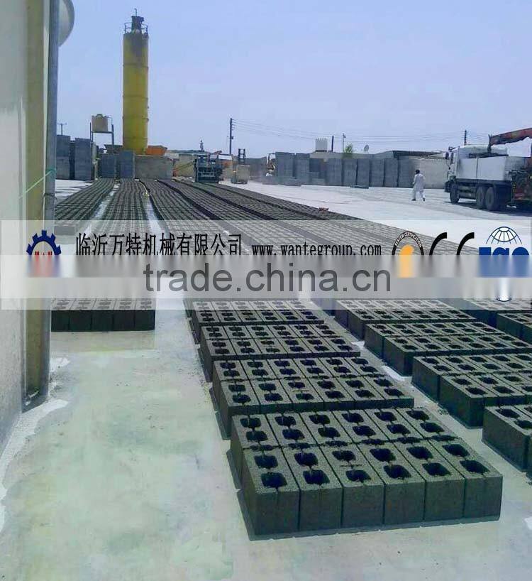 WANTE BRAND China product QT8-15 fully automatic block making machine line with high capacity in Oman