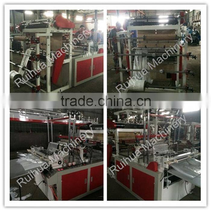 Plastic Shopping Bag Type Polythene Bag Making Machine, Cold Sealing Bag Making Machine