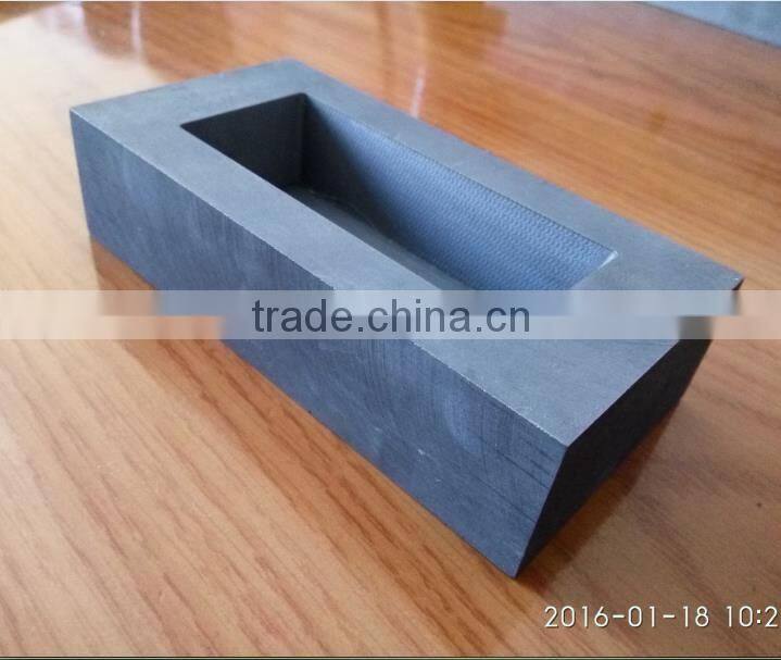 gold ingot casting graphite crucible