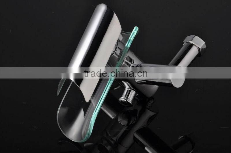 In-wall Glass Spout Bath Shower FaucetQH0814W