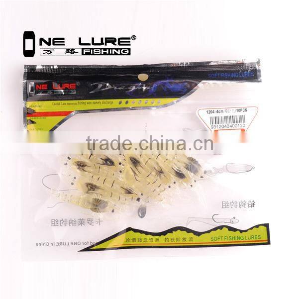 5cm Silicone Shrimp Fishing Lures
