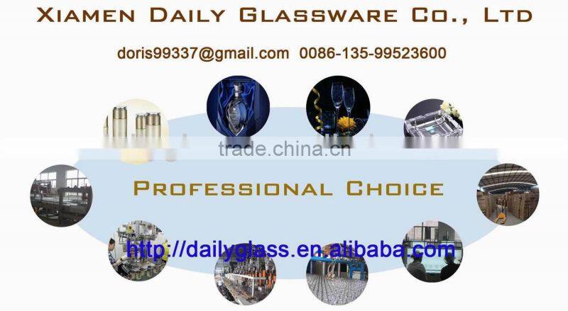 fashion glass jars for cosmetics