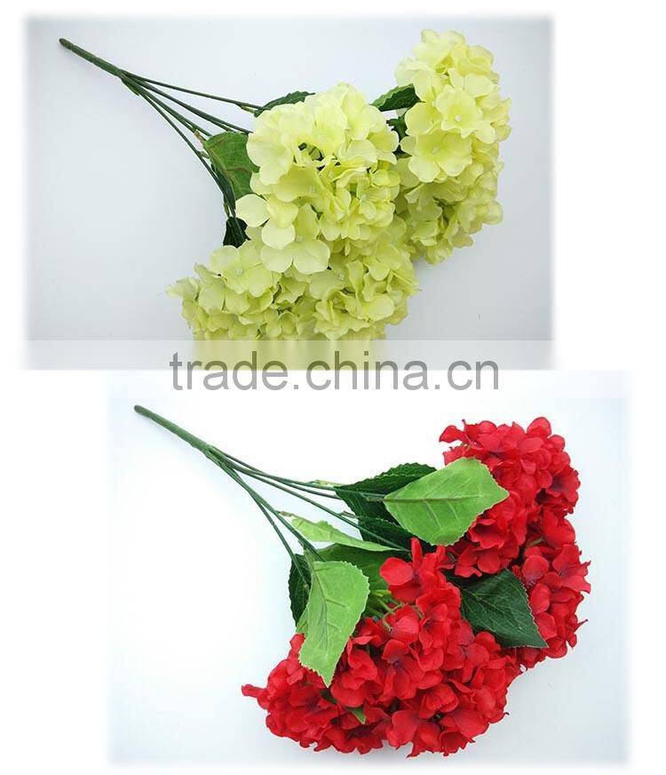 Silk floral arrangements fake hydrangeas flowers wholesale