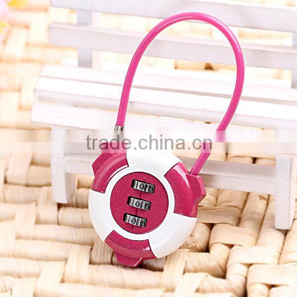 travel products adjustable digital combination cable lock luggage