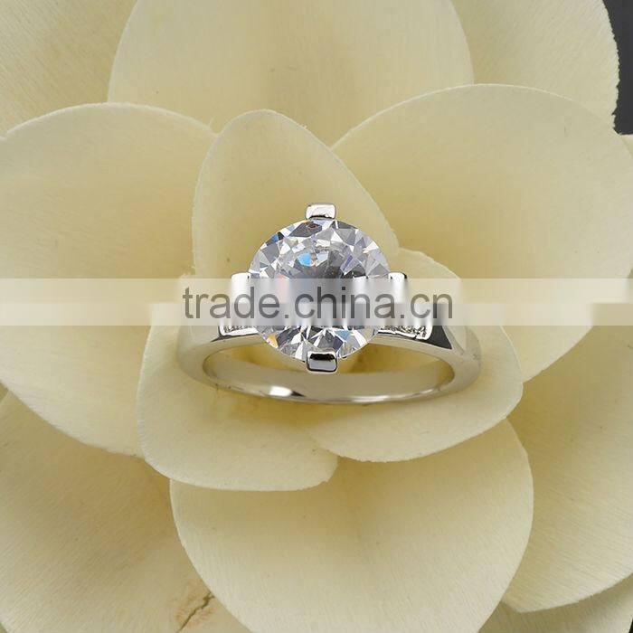 Romantic Cubic Zirconia Women's Ring 18K Diamond Rings