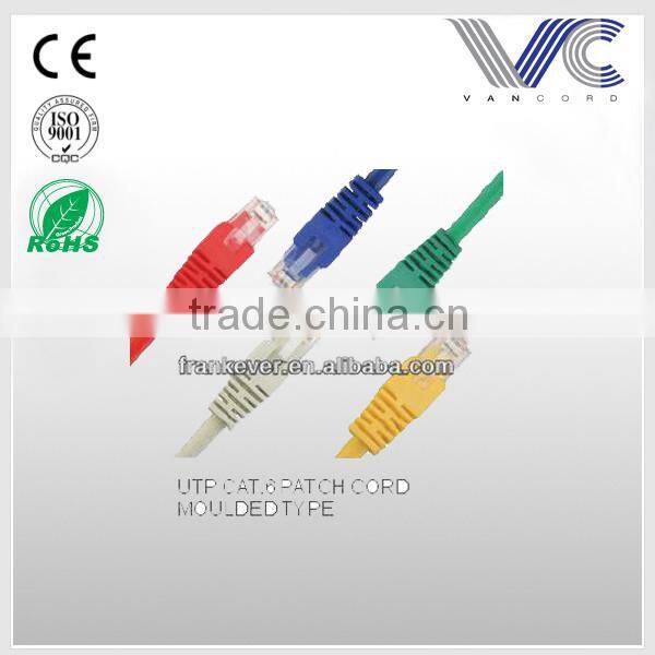 FrankEver Lan Cord UPT Cat6 with RJ45 plug moulded patch cord/network cable